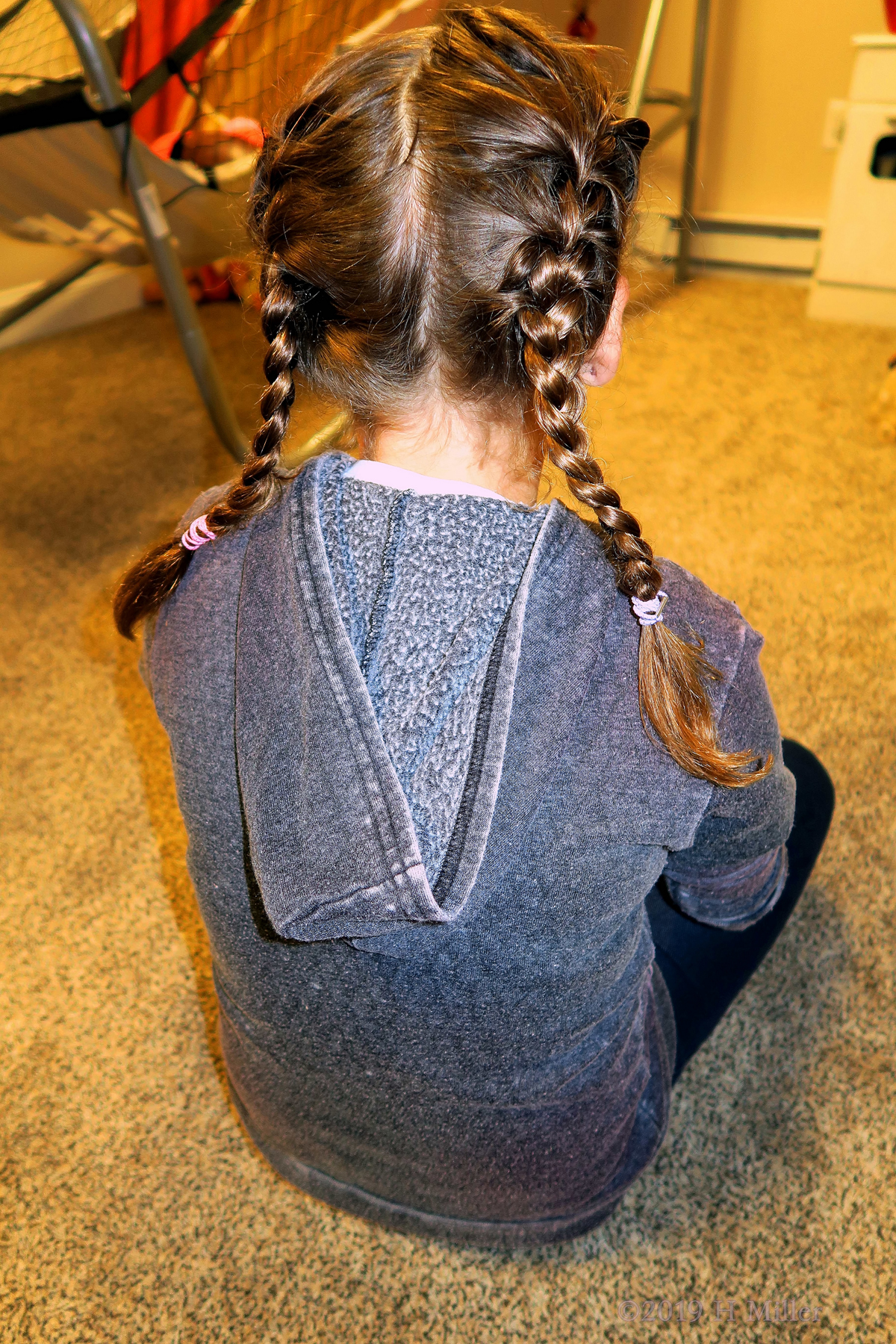 Braided Beautification! Kids Hairstyle At The Spa Party! 