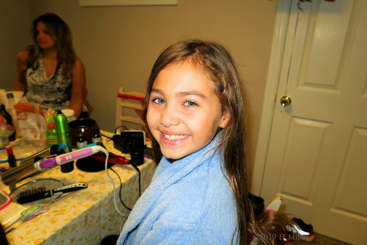 Creating Curls And Cheeky Smiles! Kids Hairstyles At The Spa!