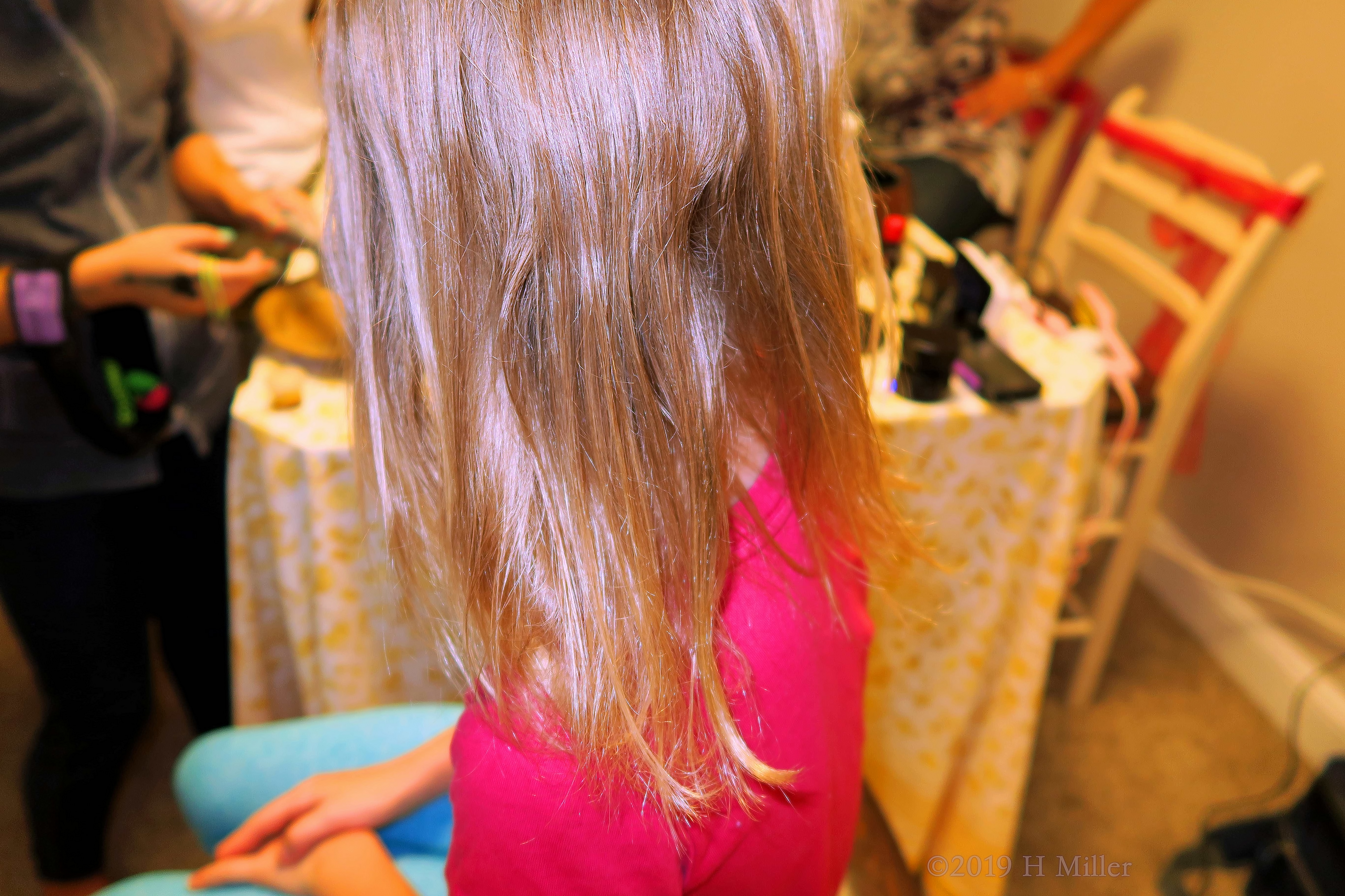 Spunky Straight Style! Kids Hairstyle At The Spa Party For Kids! 