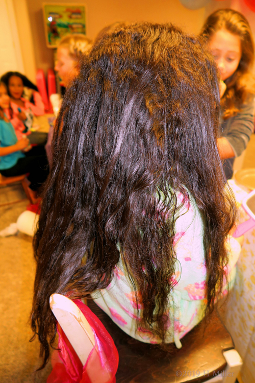 Loving The Locks! Kids Hairstyle At The Party!