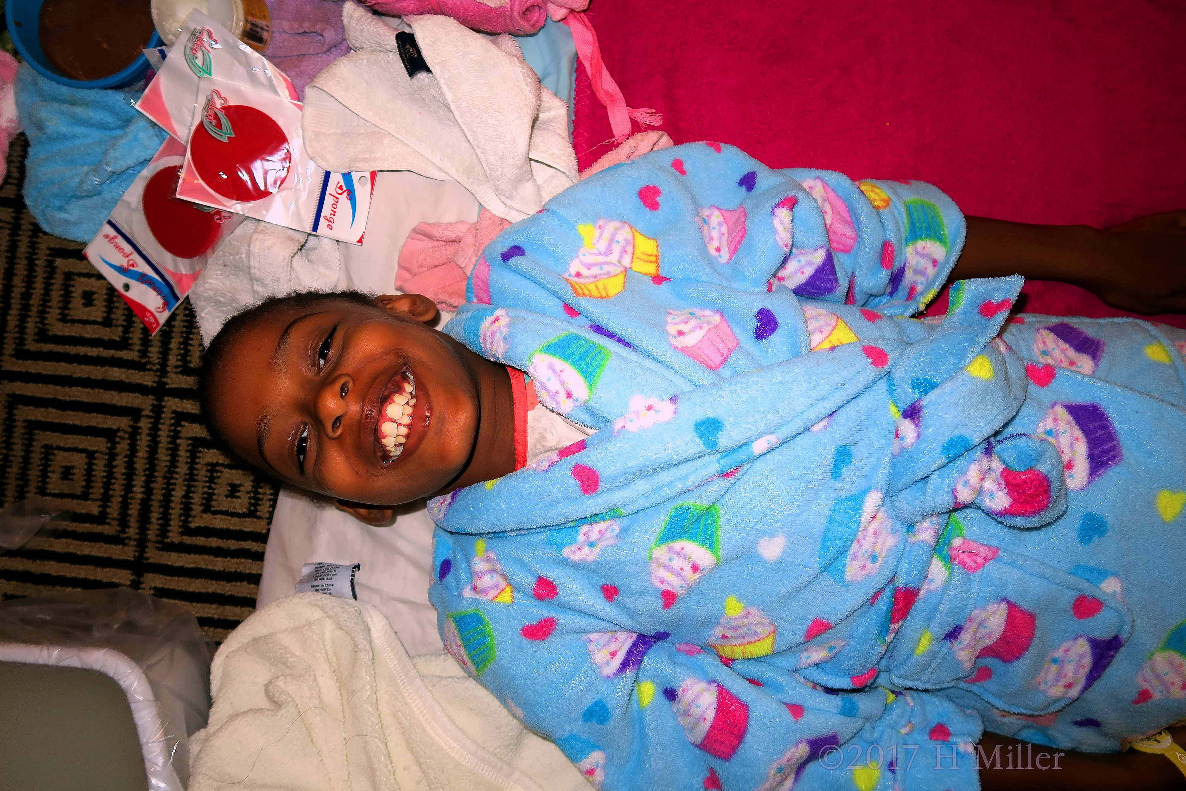 Big Smiles Before Girls Facials. Big Smiles Before Girls Facials.