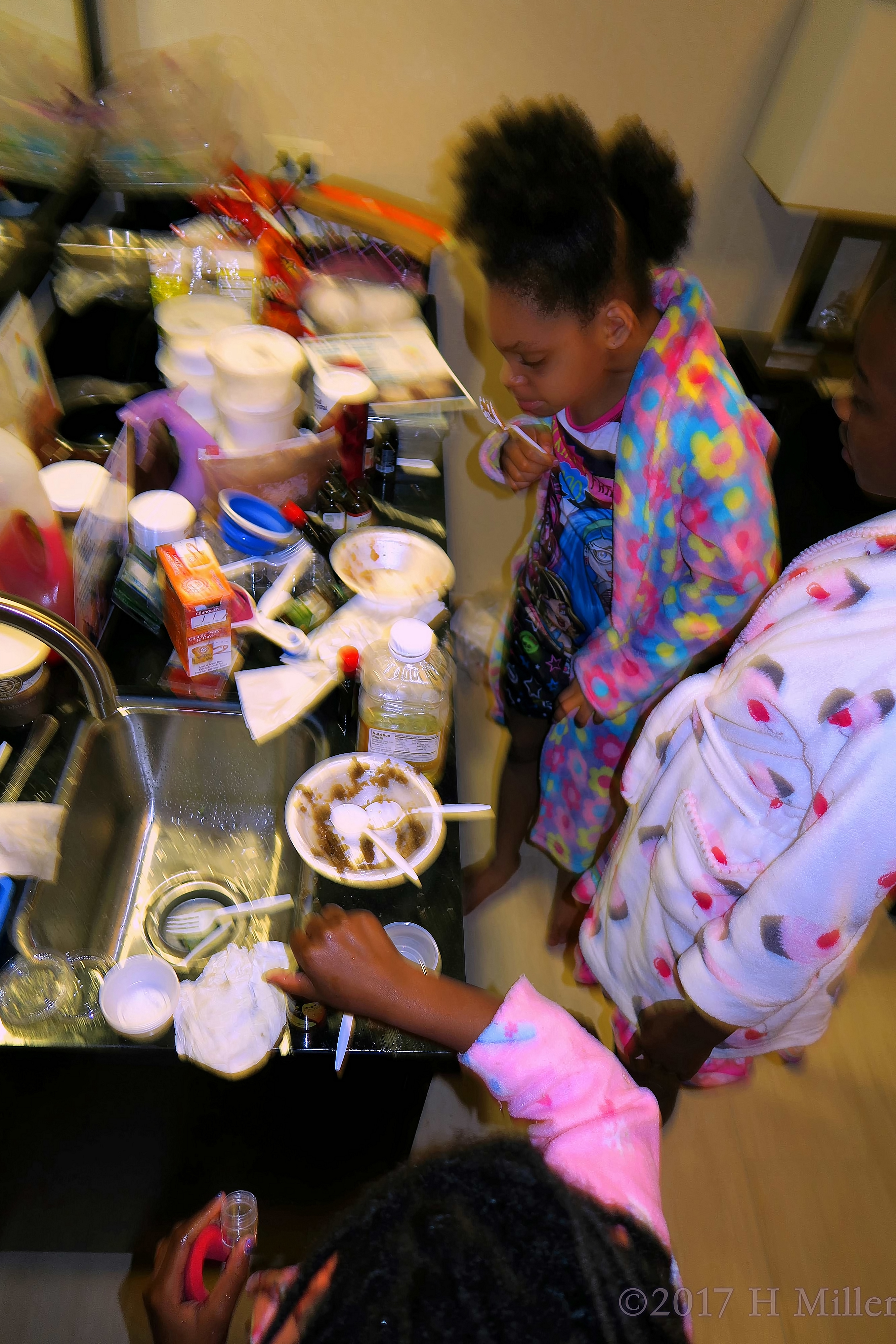 Reading The Kids Crafts Instructions Carefully. 4 Reading The Kids Crafts Instructions Carefully. 4