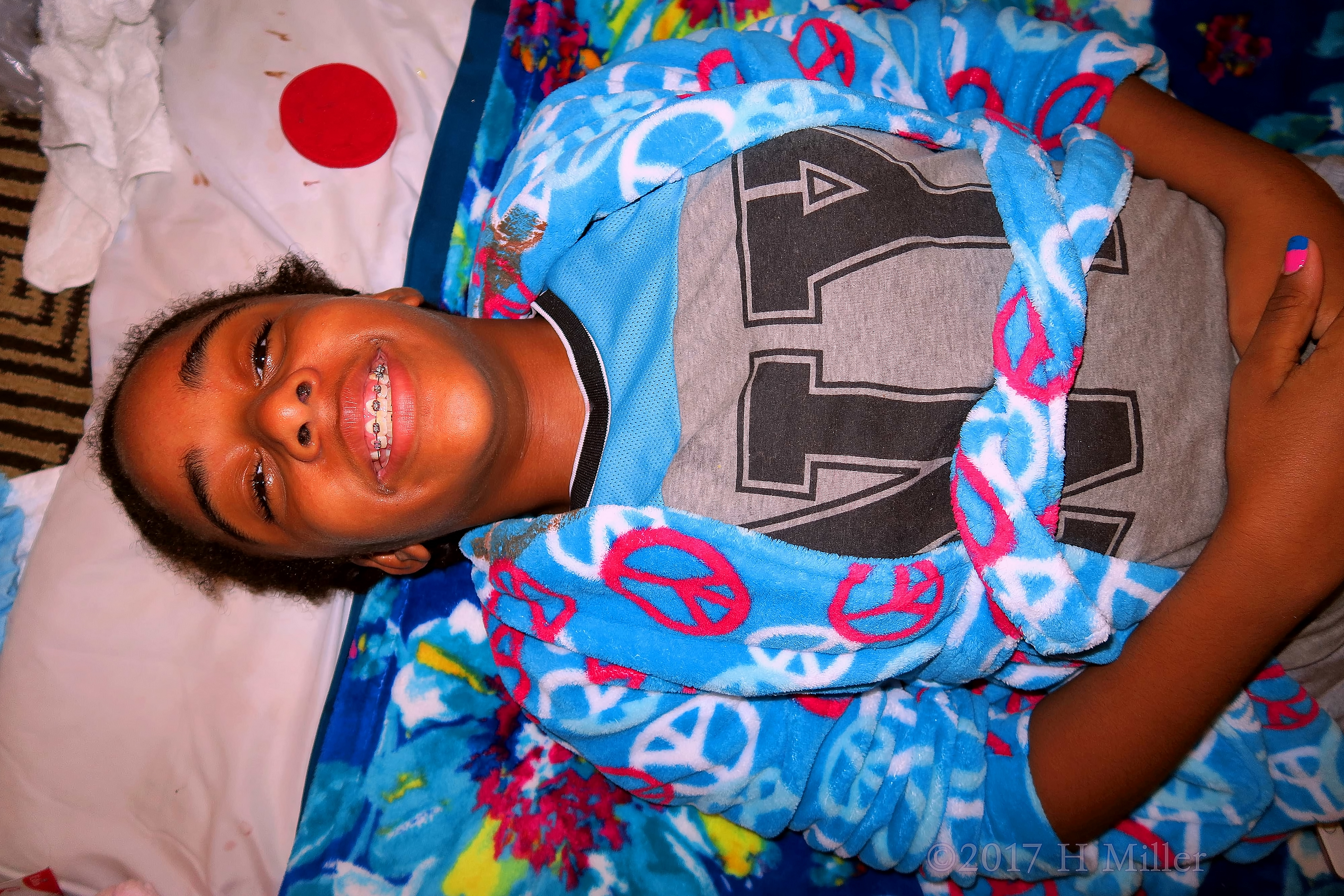 Smiling Big Before Her Kids Facial! 4 Smiling Big Before Her Kids Facial! 4