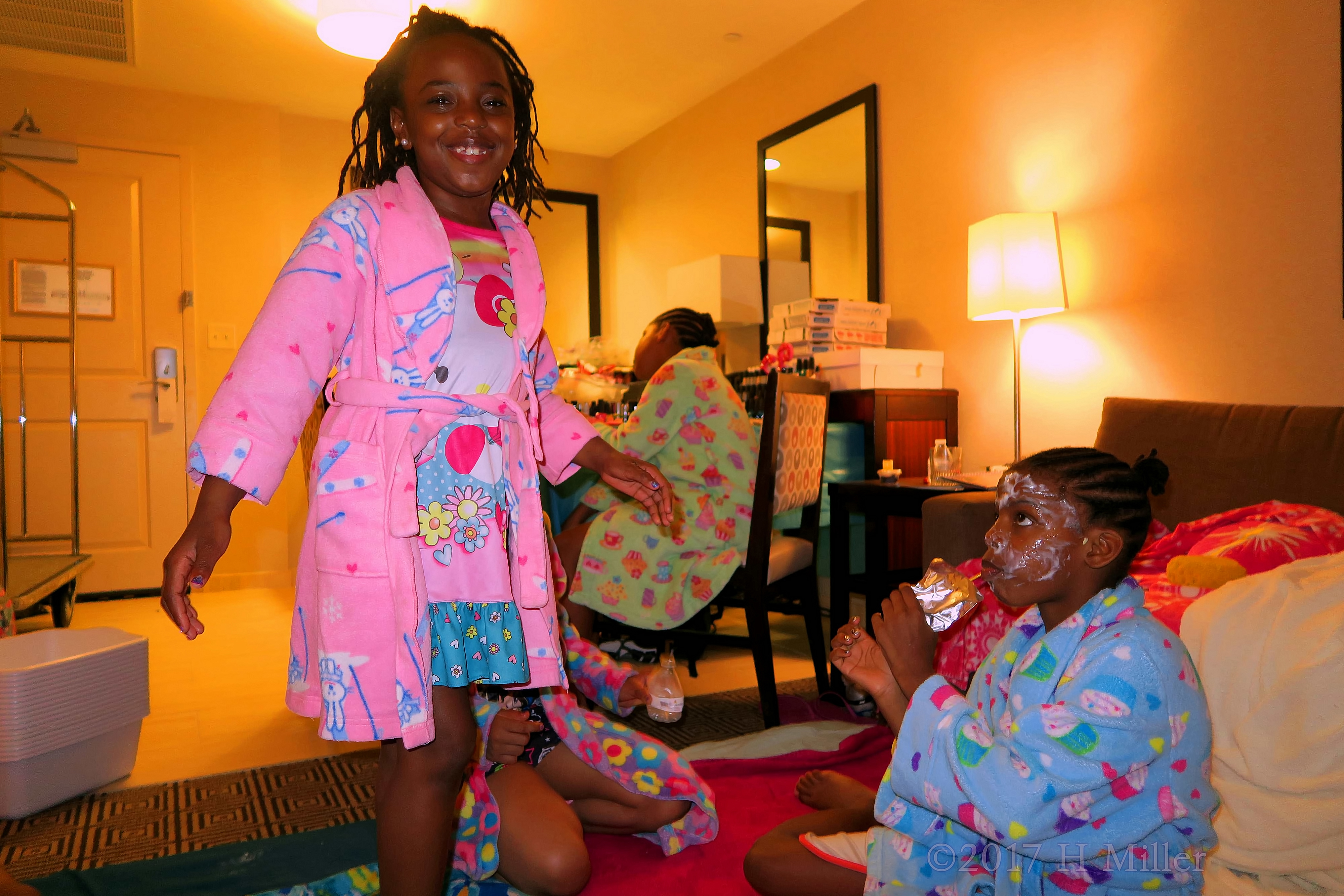 Smiling During Her Friends' Facial For Kids! 4 Smiling During Her Friends' Facial For Kids! 4