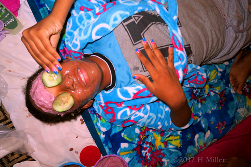 Adjusting Her Cuke During Kids Facials. Adjusting Her Cuke During Kids Facials.