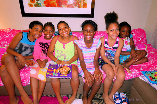 Azyah's Kids Spa Party Group Photo. Azyah's Kids Spa Party Group Photo.