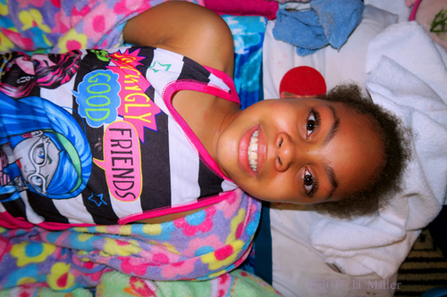 Big Smiles Before Her Girls Facial! Big Smiles Before Her Girls Facial!