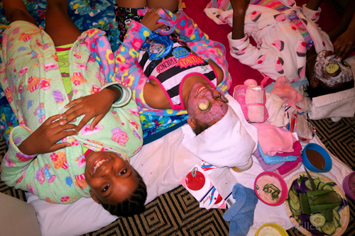 Getting Their Kids Facials Done Together! Getting Their Kids Facials Done Together!