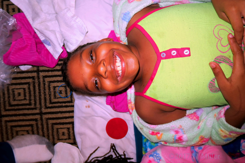 Happy To Start Her Kids Facial! Happy To Start Her Kids Facial!