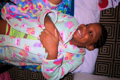 Smiling And Happy Before Her Girls Facial! Smiling And Happy Before Her Girls Facial!