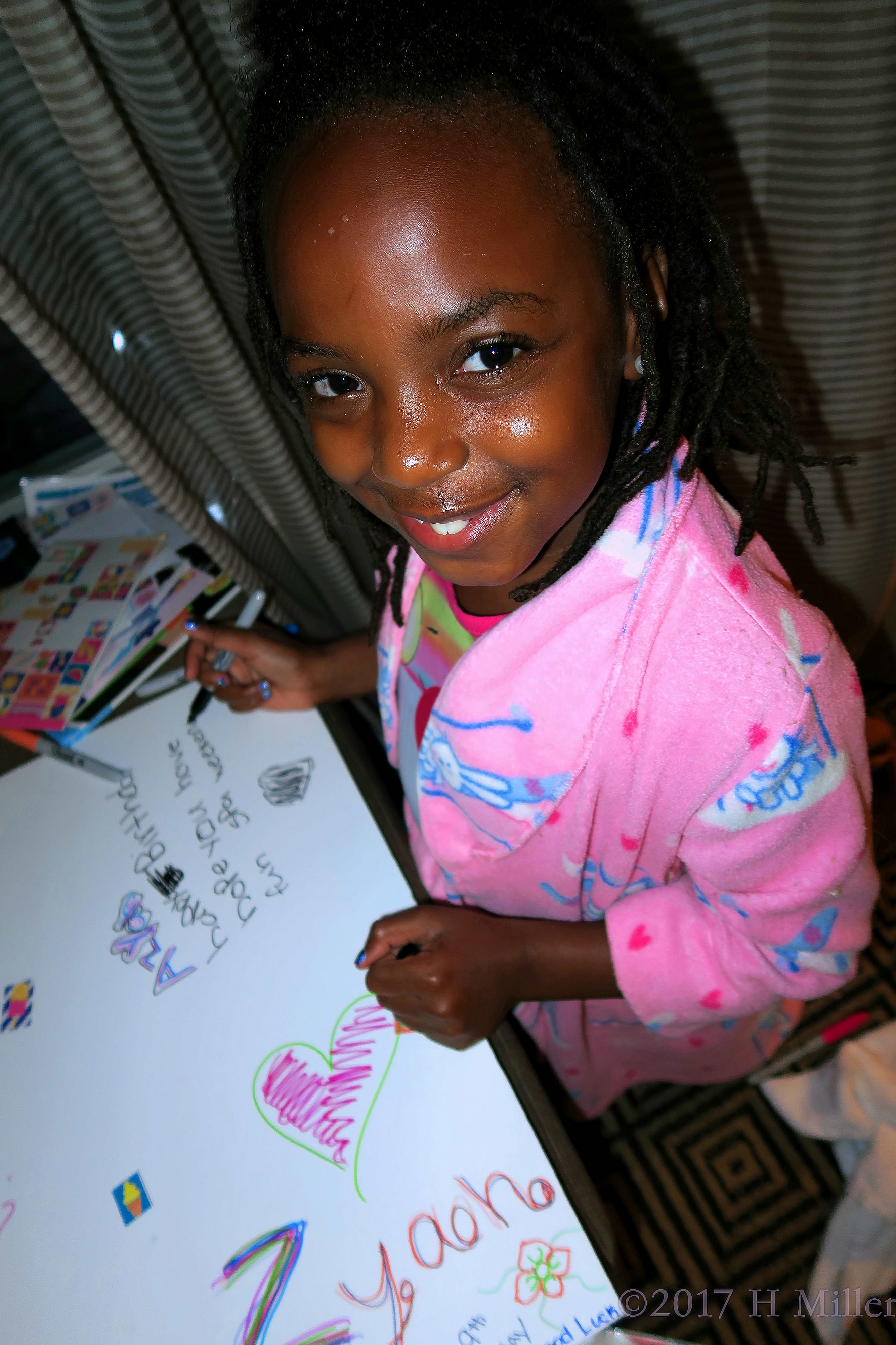 Big Smiles While Designing The Spa Birthday Card. Big Smiles While Designing The Spa Birthday Card.