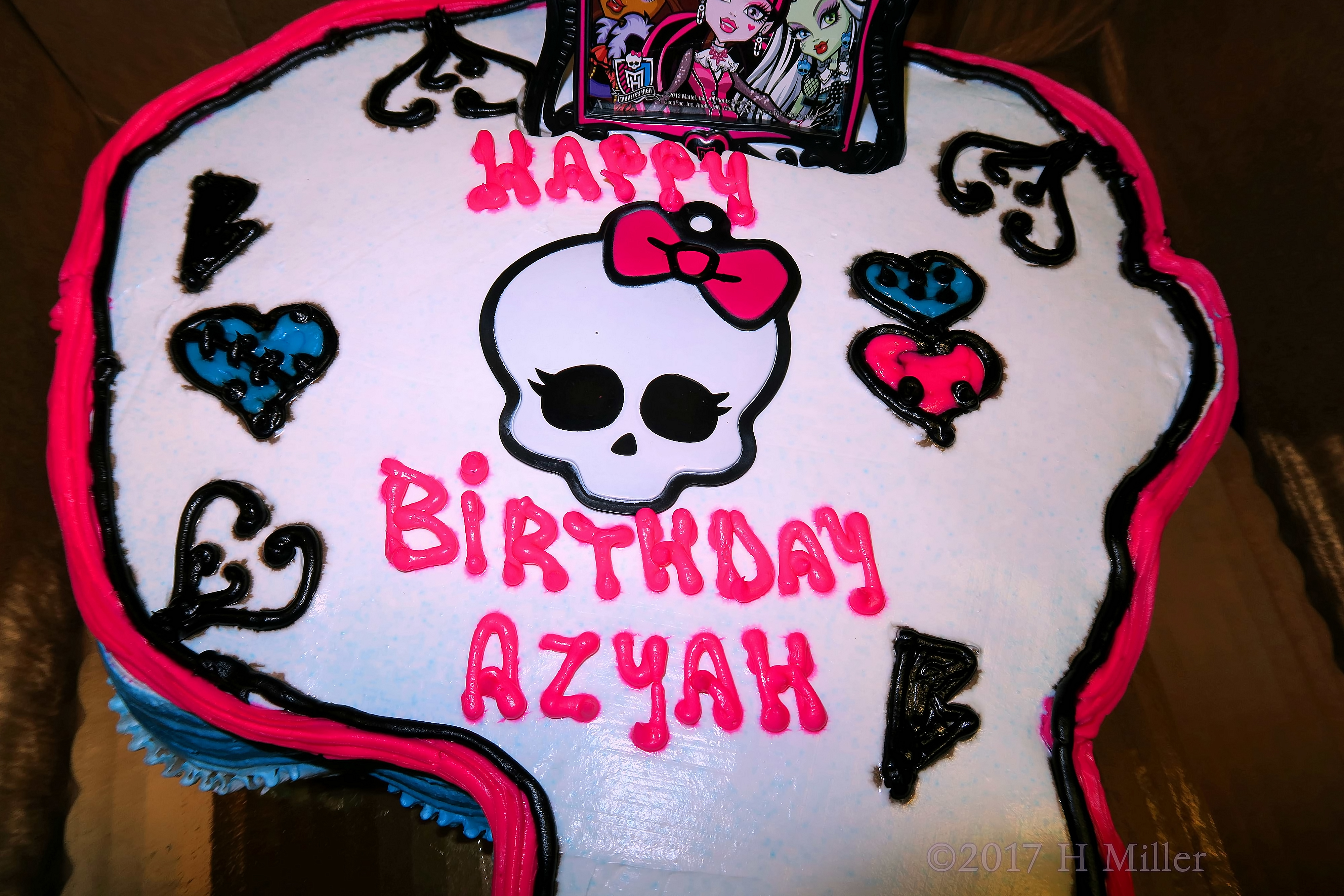 The Monster High Birthday Cupcakes, Another View! 