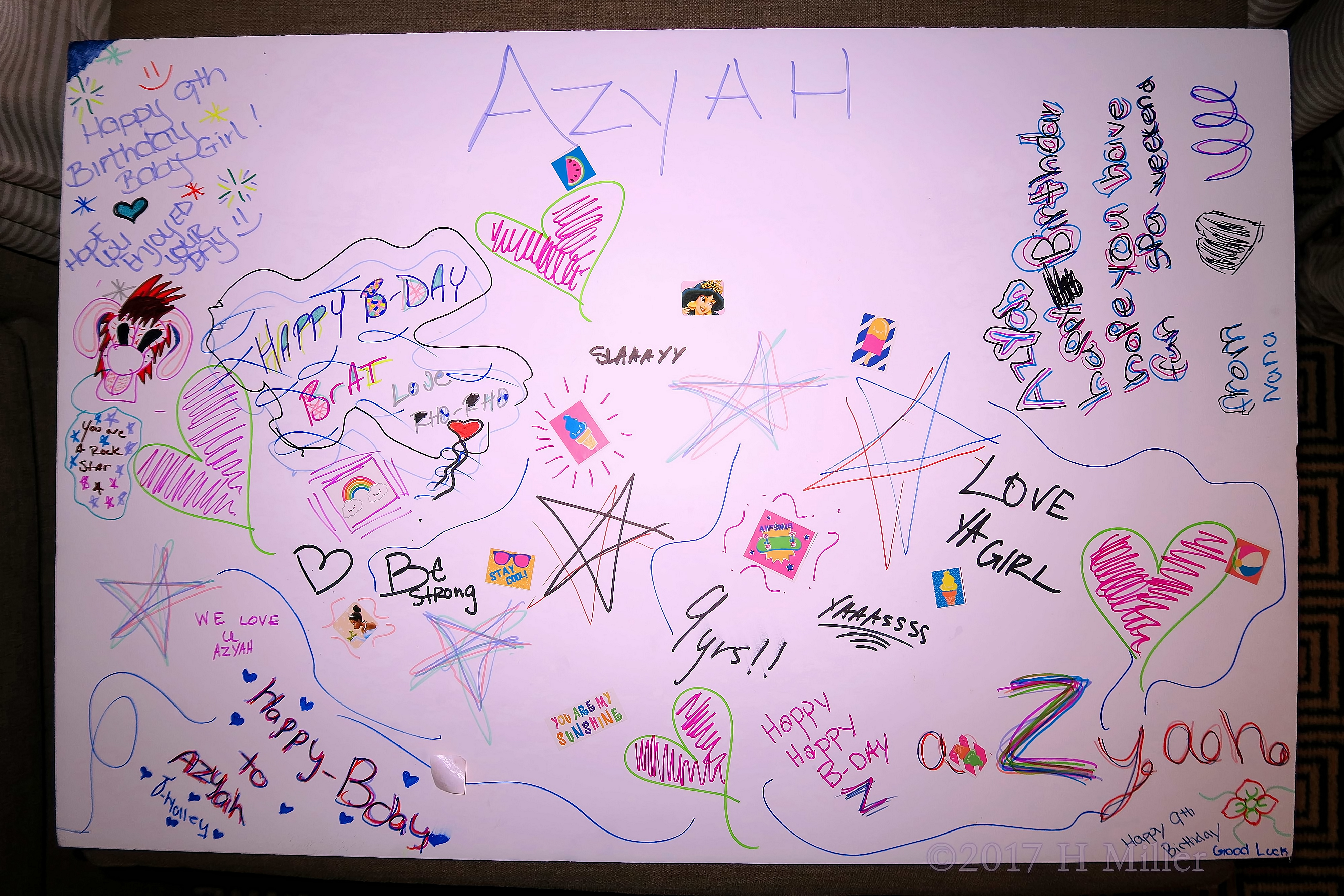 What A Super Cool Spa Birthday Card Designed By Her Friends! What A Super Cool Spa Birthday Card Designed By Her Friends!