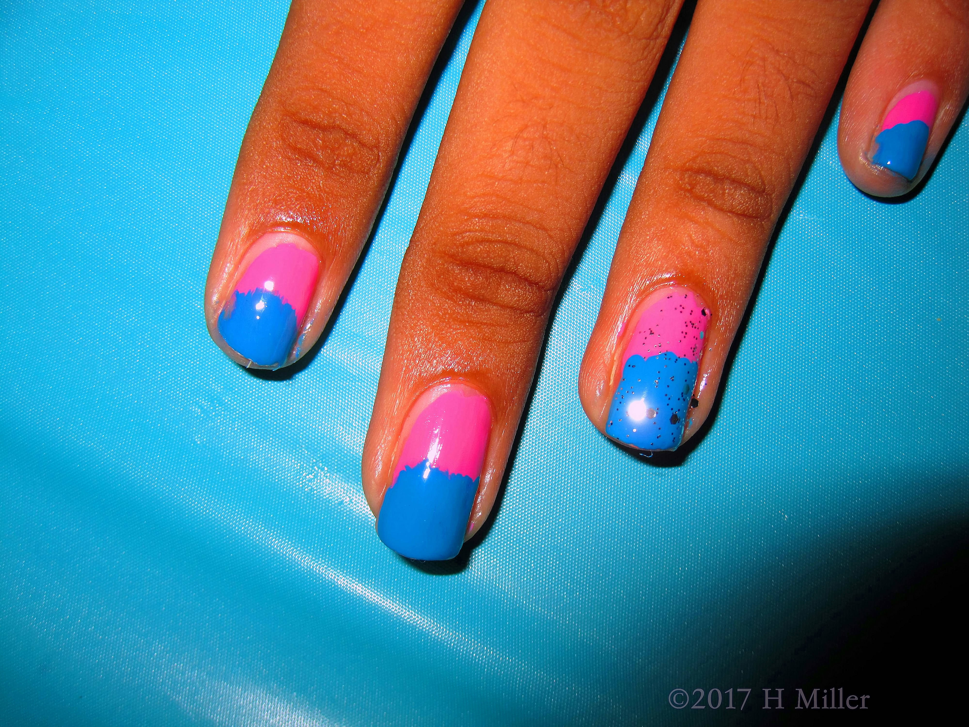 What An Awesome Ombre Girls Manicure! What An Awesome Ombre Girls Manicure!