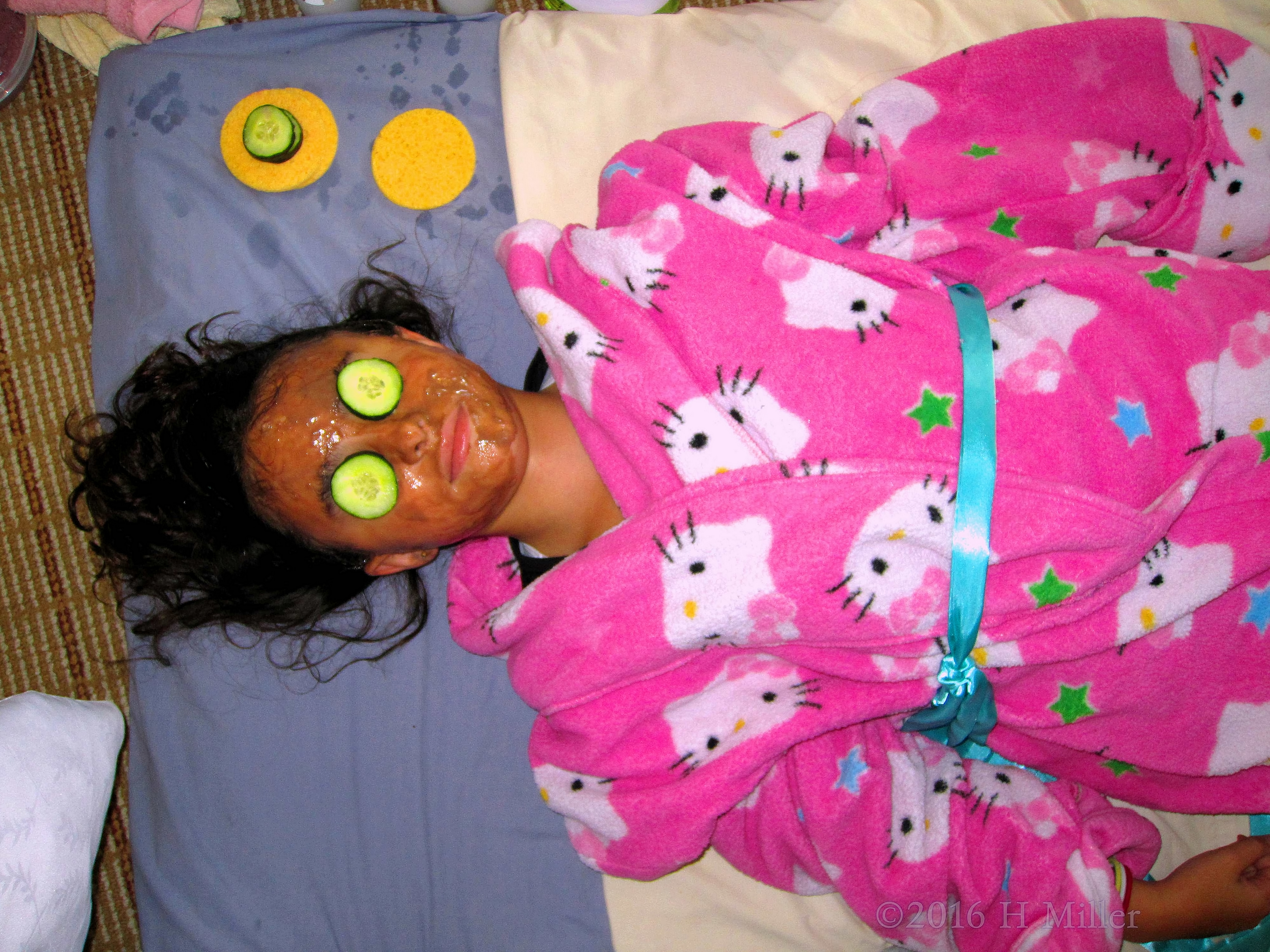 Relaxing In A Home Kids Spa Chocolate Facial Relaxing In A Home Kids Spa Chocolate Facial