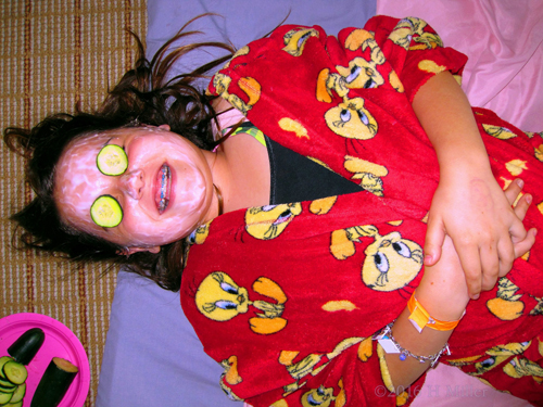 Relaxing In A Homemade Strawberry Face Masqu Relaxing In A Homemade Strawberry Face Masqu