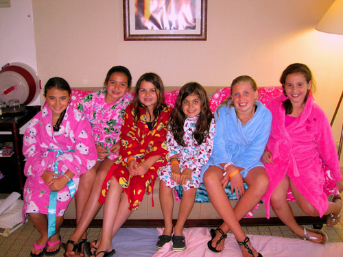 Group Photo In Spa Robes Group Photo In Spa Robes