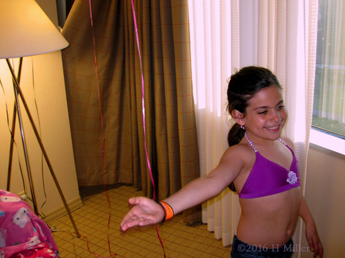 Striking A Pose For The Fashion Show In A Purple Bikini Striking A Pose For The Fashion Show In A Purple Bikini