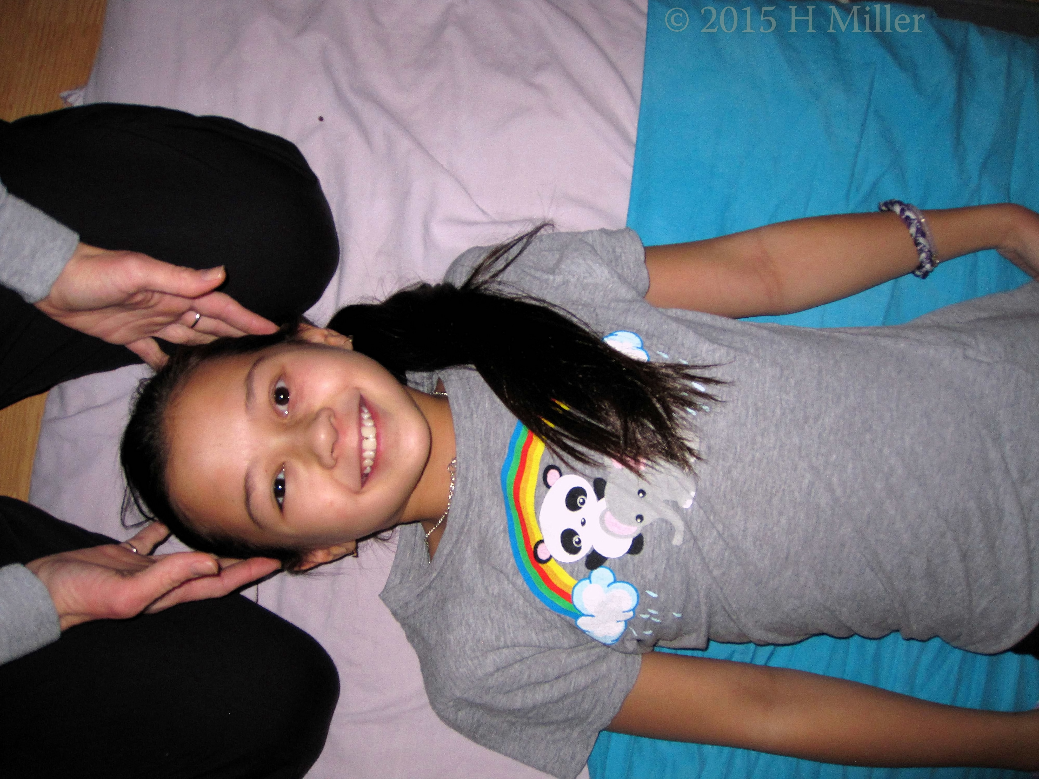 Kids Massage About To Begin. Kids Massage About To Begin.