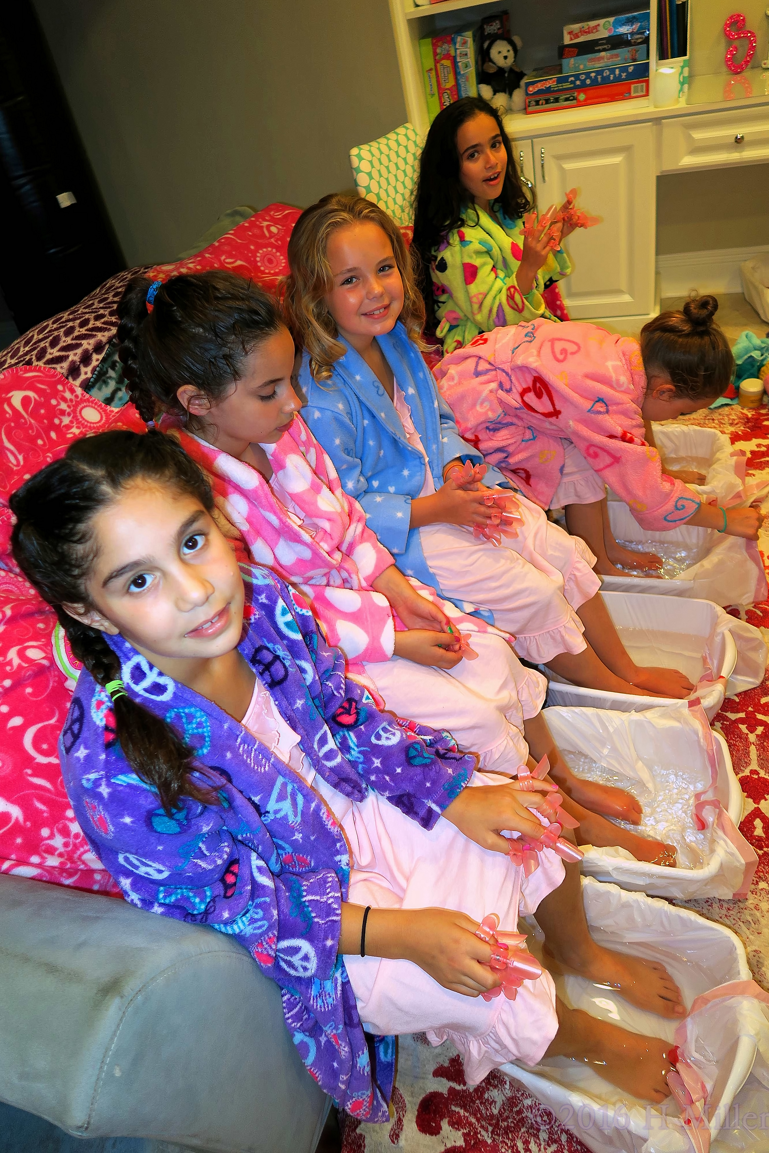 Kids Spa Party For Annual Sleepunder In New Jersey Gallery 2 