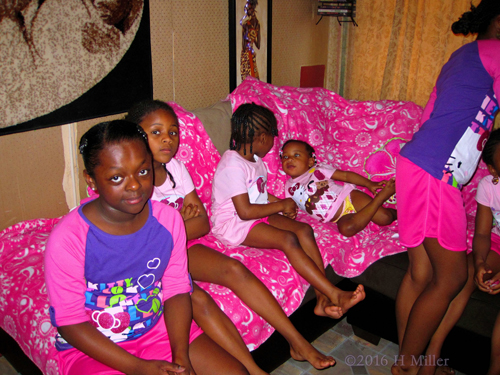 Hanging Out On The Spa Couch Before The Party Hanging Out On The Spa Couch Before The Party