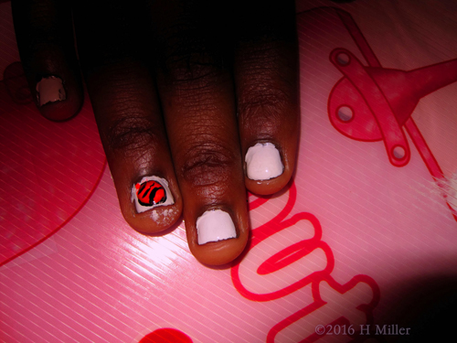 She Has A Basketball On Her Nails!