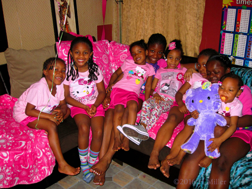 Smiling And Hugging On The Couch Before The Party! Smiling And Hugging On The Couch Before The Party!