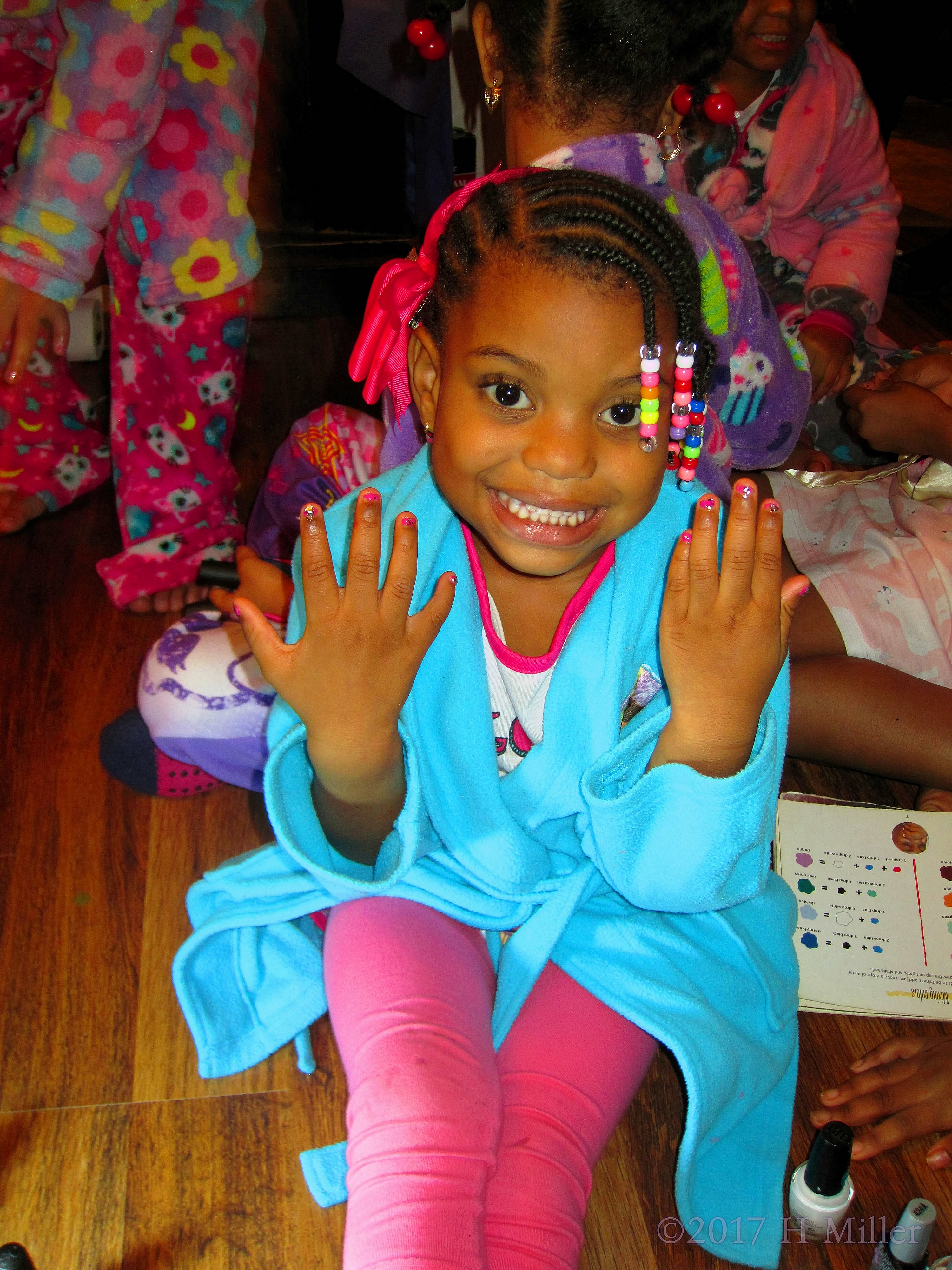Smiling After Her Kids Manicure! Smiling After Her Kids Manicure!