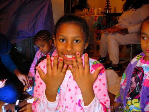 She Is Loving Her Pretty Nail Design! She Is Loving Her Pretty Nail Design!