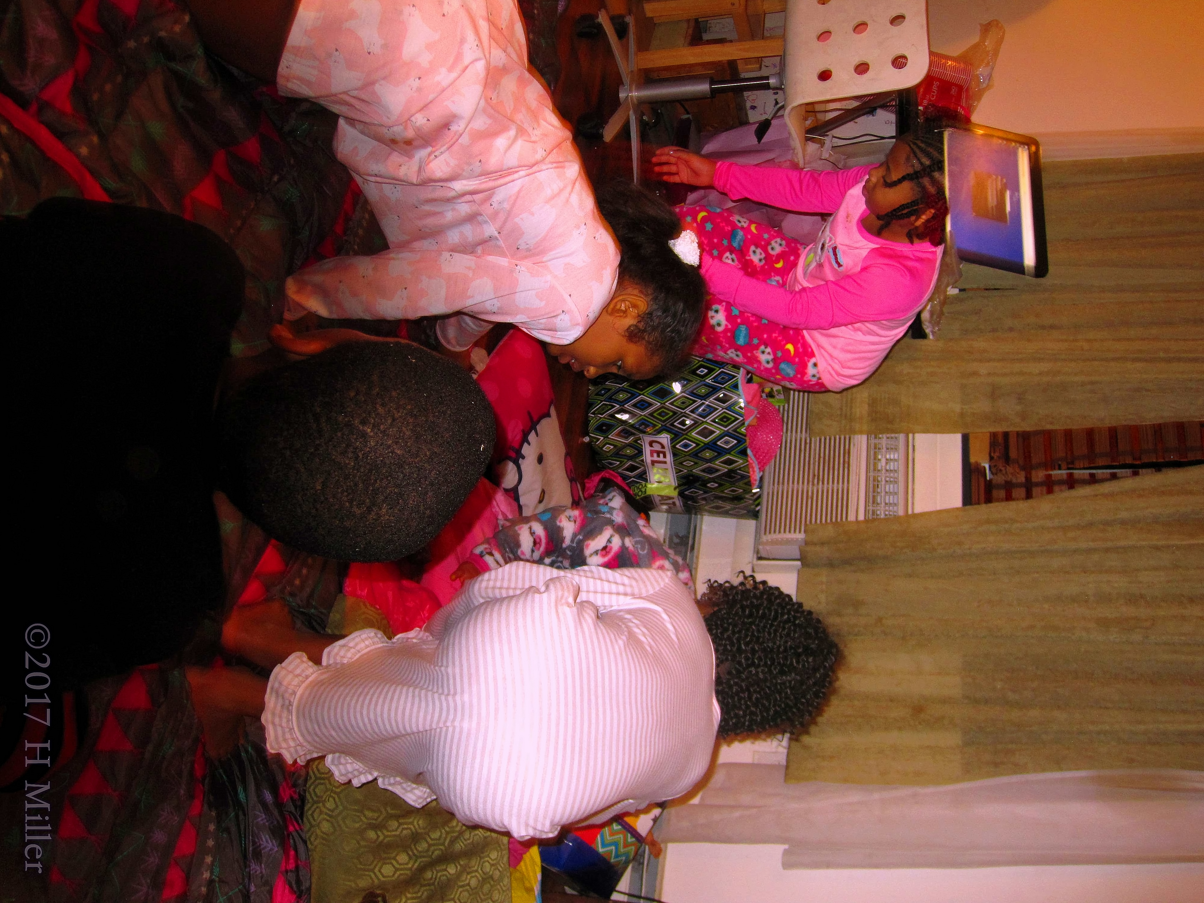 On The Sleeping Bags After The Spa Party Activities Have Ended! On The Sleeping Bags After The Spa Party Activities Have Ended!