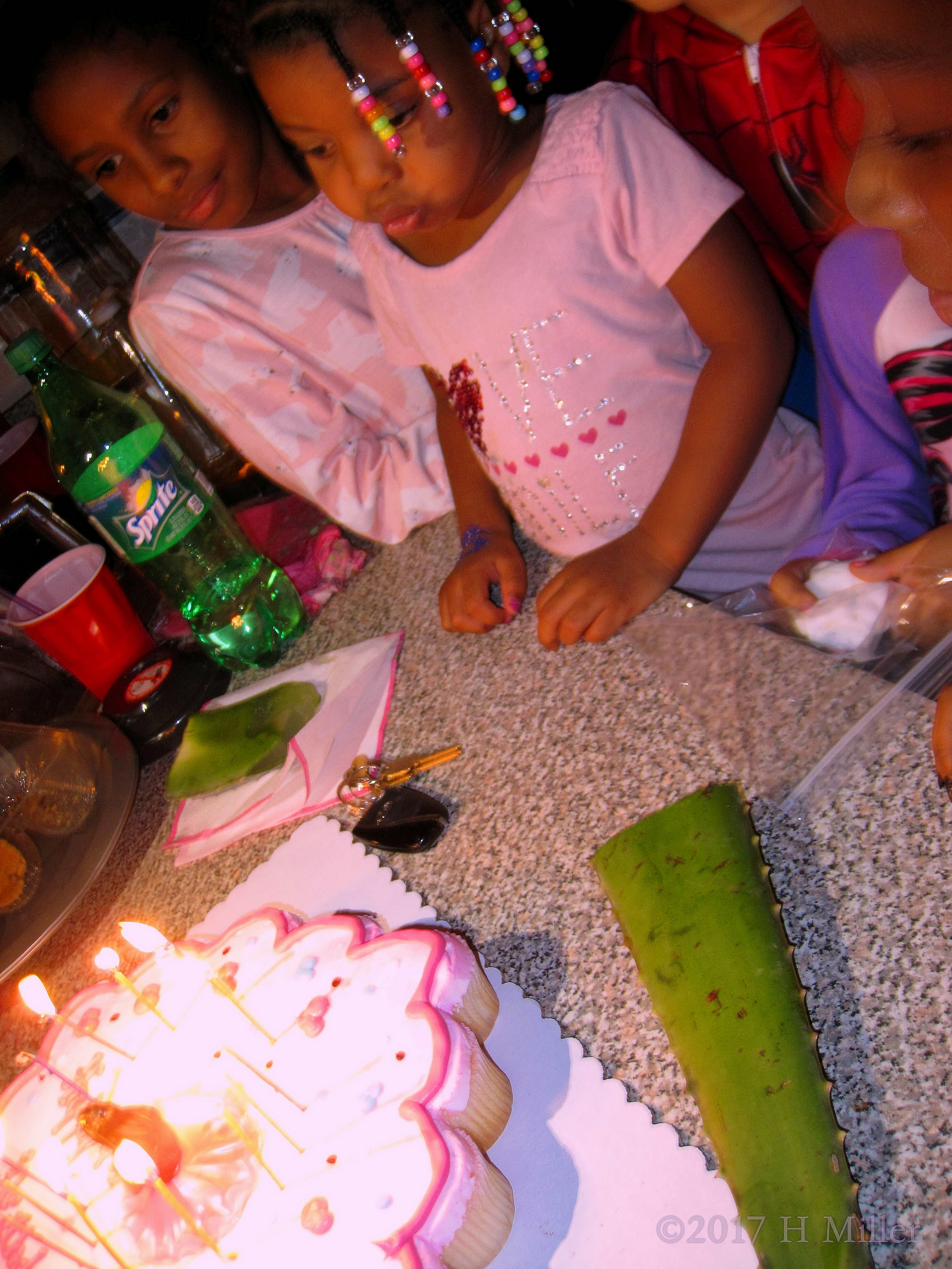 She Is About To Blow Out The Candles! 