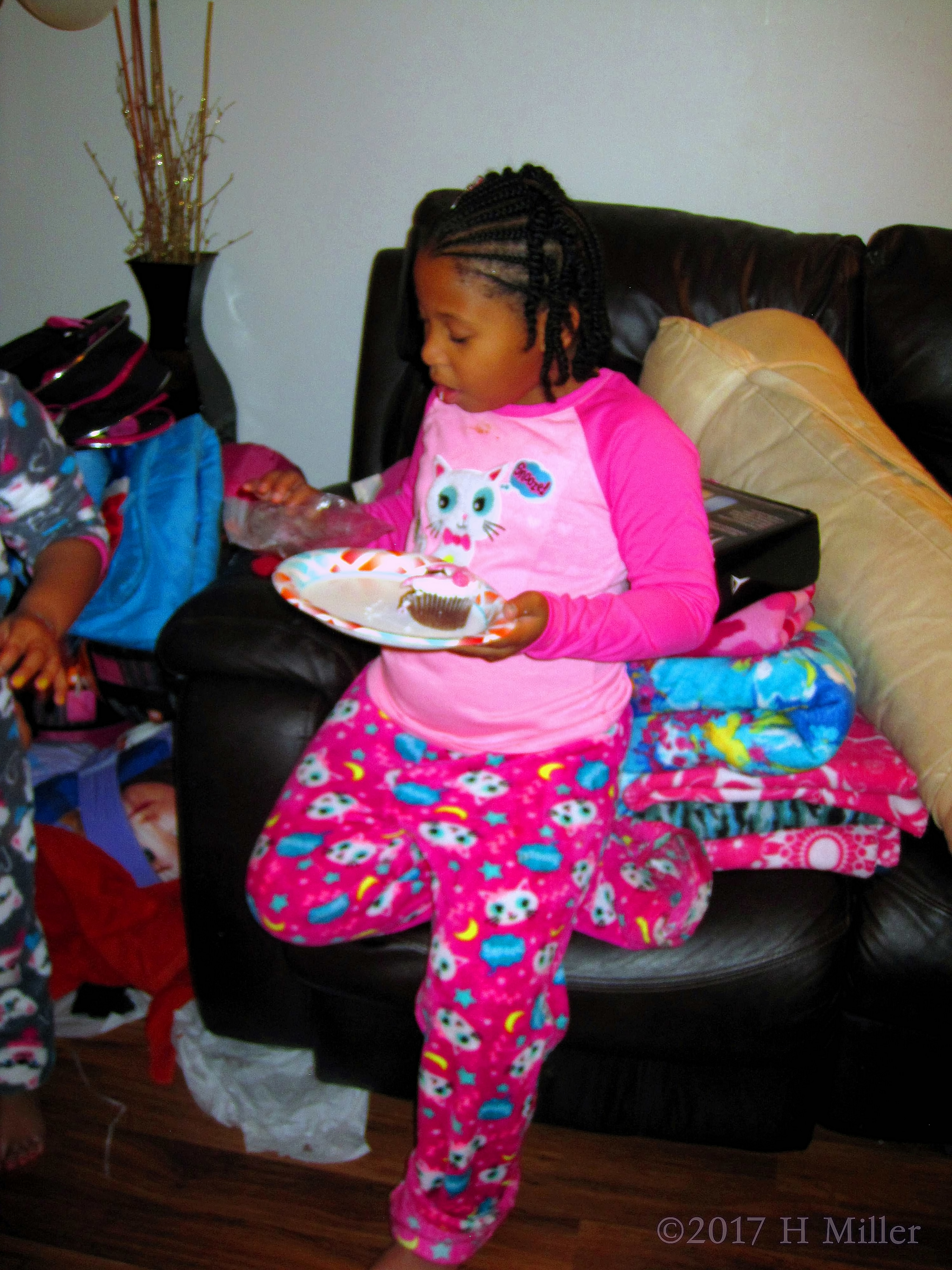 She Is Ready To Have Her Piece Of Cake, All Delighted! She Is Ready To Have Her Piece Of Cake, All Delighted!