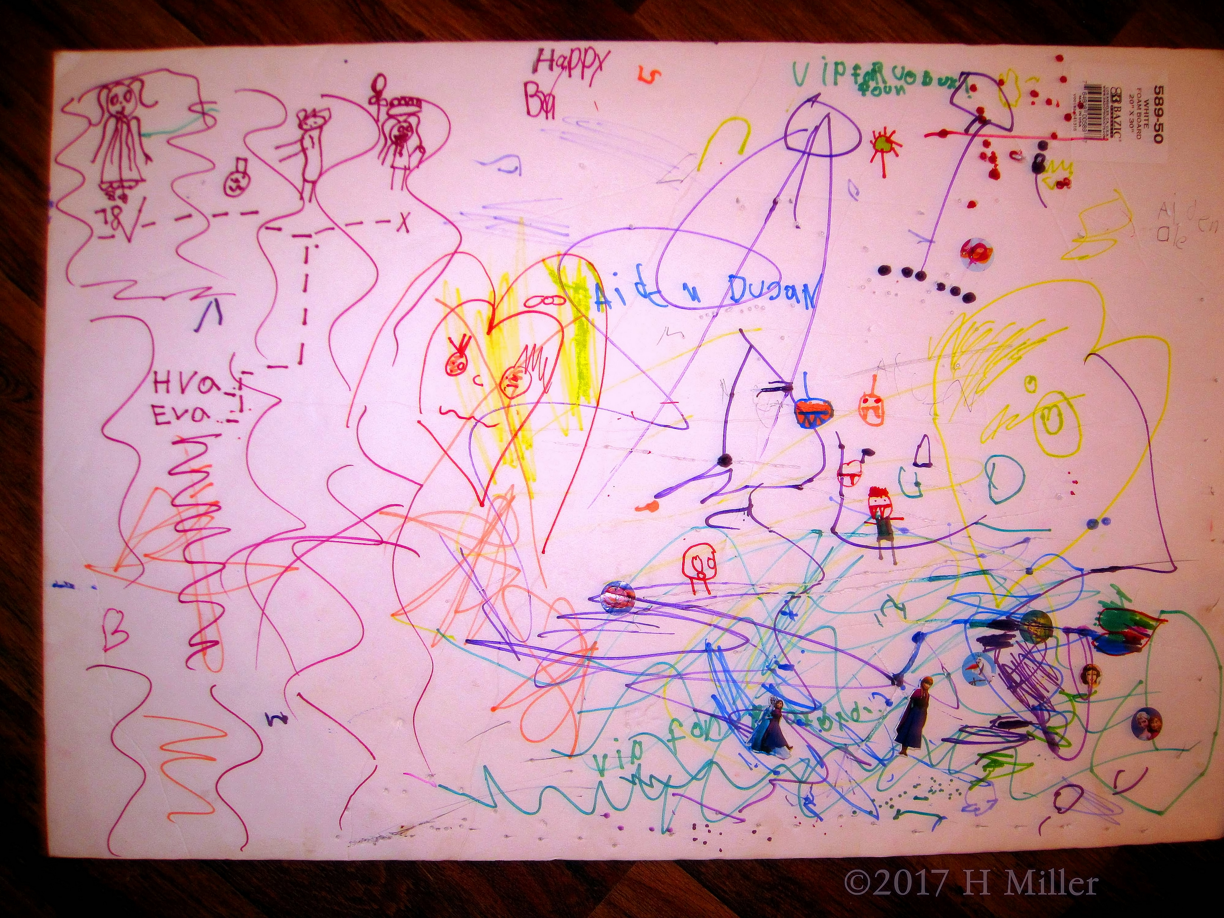 Spa Birthday Card Drawn By Briana's Friends. Spa Birthday Card Drawn By Briana's Friends.
