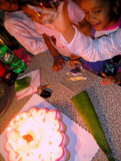 Delicious Birthday Cake With Lit Candles! Delicious Birthday Cake With Lit Candles!