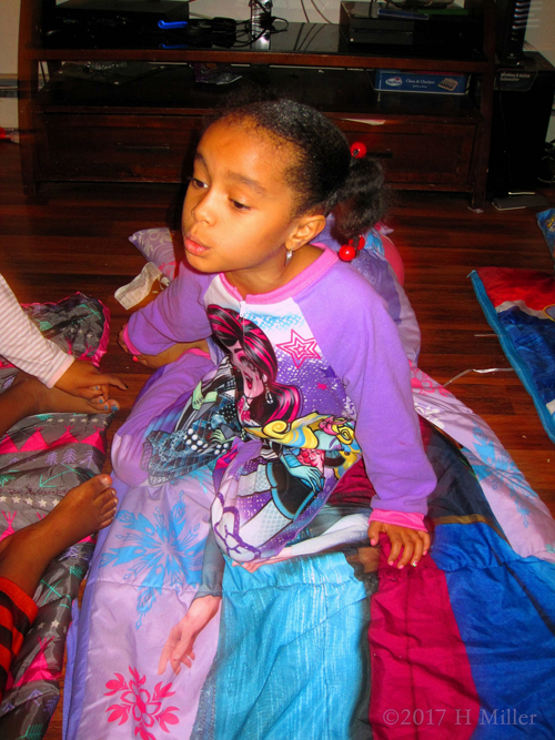 She's Chatting With Her Friend. She's Chatting With Her Friend.