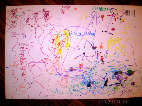 Spa Birthday Card Drawn By Briana's Friends. Spa Birthday Card Drawn By Briana's Friends.
