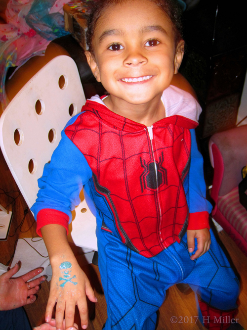 Spiderman Robe Makes It All The More Cool.