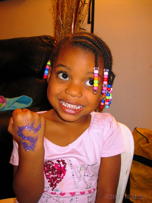 Yay! I Got The Super Cool Glitter Temporary Tattoo. Yay! I Got The Super Cool Glitter Temporary Tattoo.