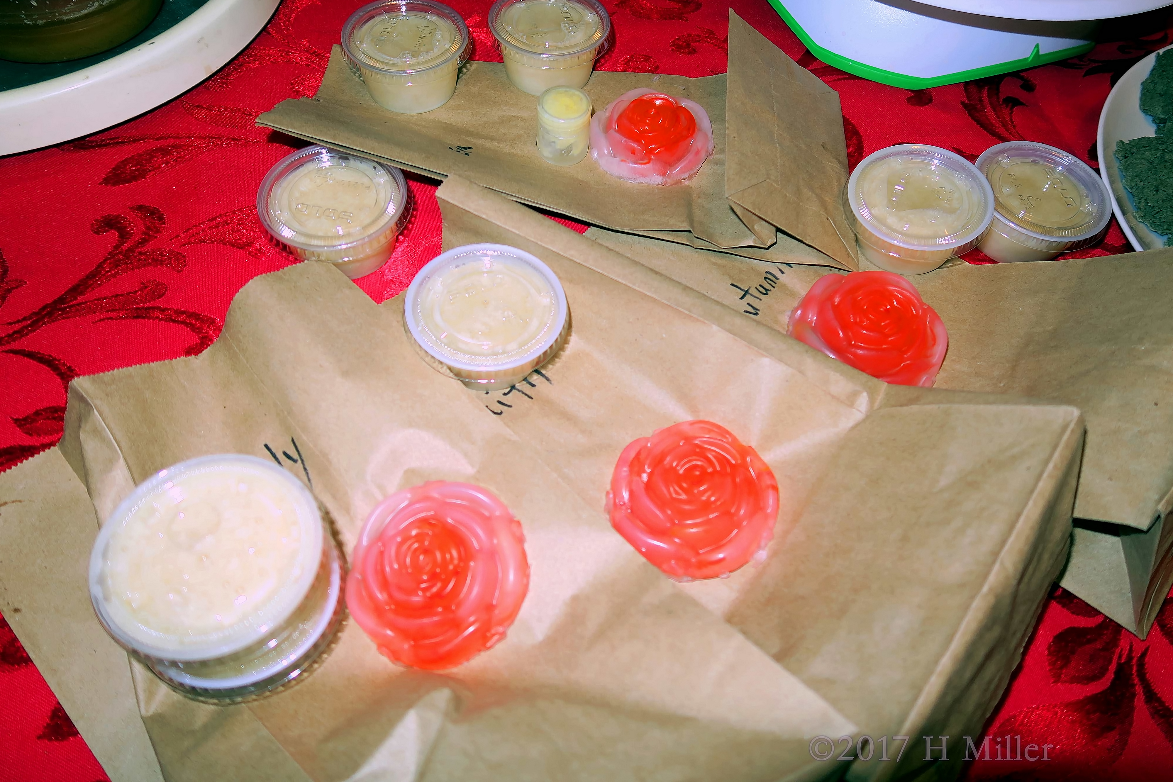 Beautiful Rose Shaped Soaps And Bath Salts Kids Crafts Created By The Girls! 