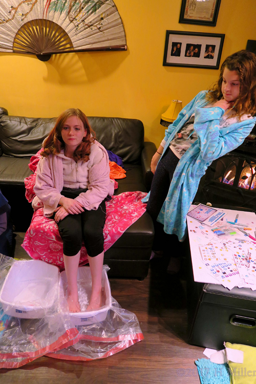 Eager To Get Her Kids Pedicure Done Eager To Get Her Kids Pedicure Done