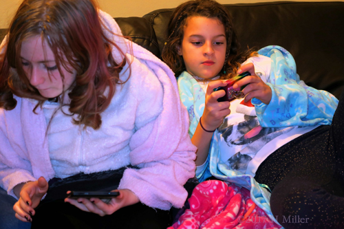 Relaxing And Having Fun At The Party For Girls. Relaxing And Having Fun At The Party For Girls.