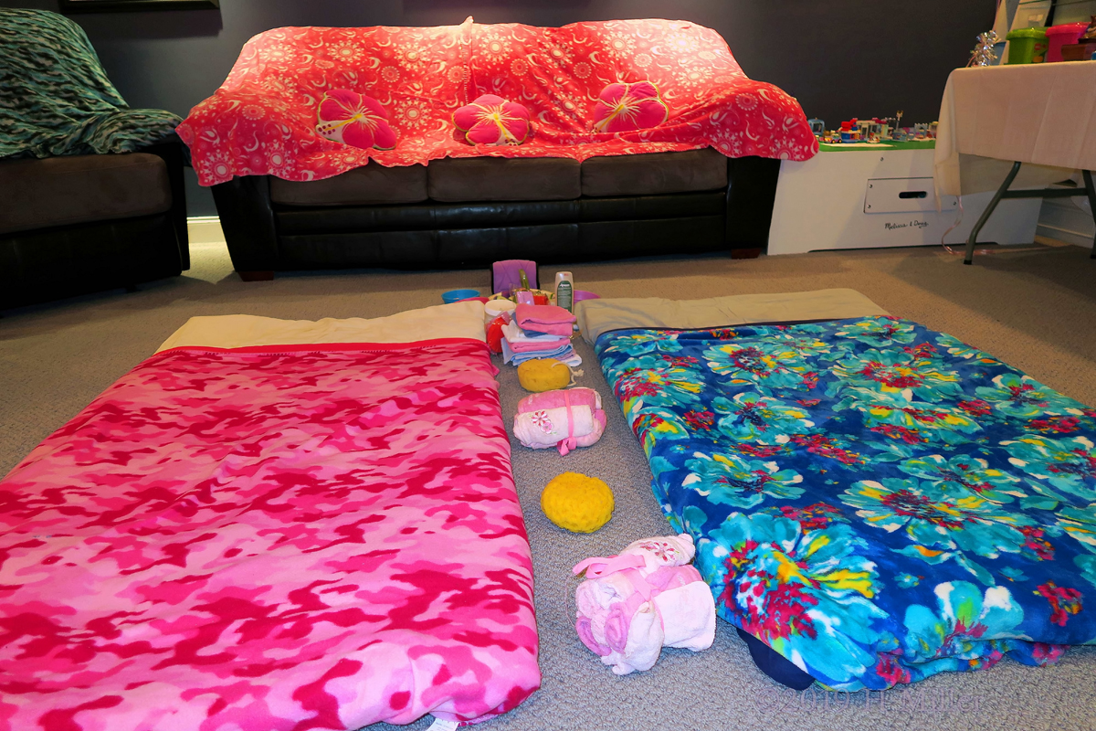 Majestic Mats! Kids Facials Setup For The Kids Spa Party!