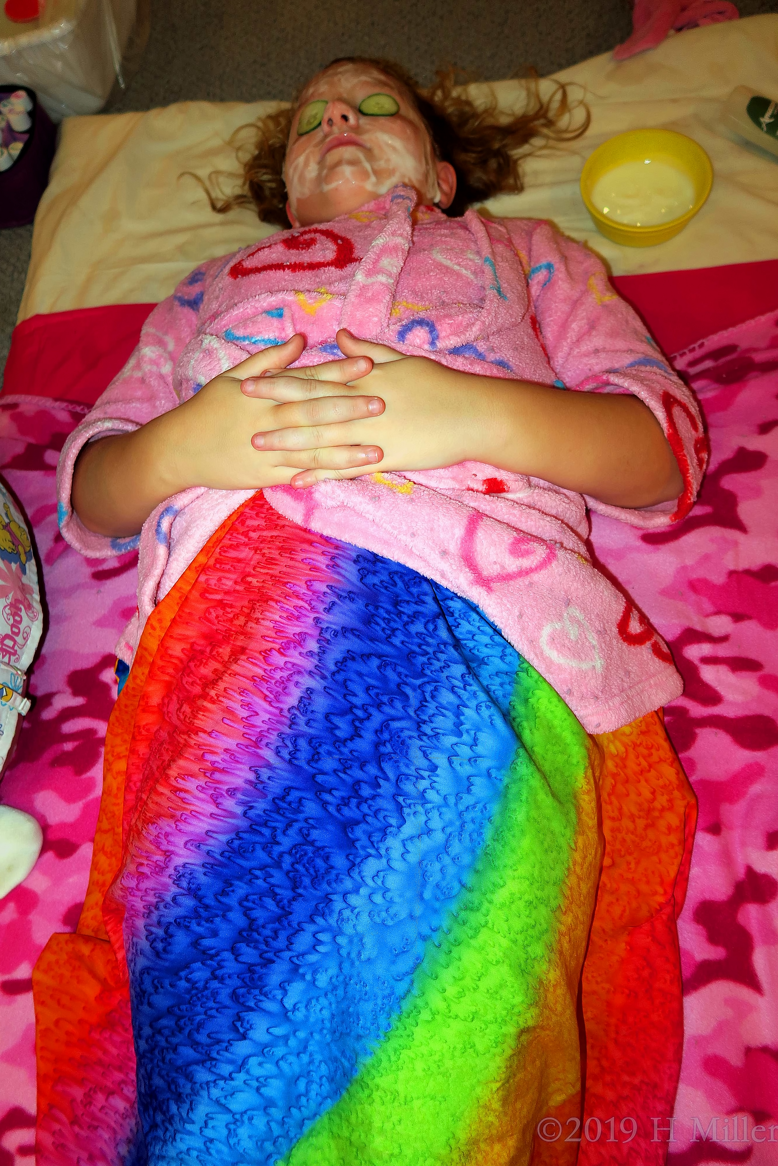 Radiating Relaxation! Kids Facial At The Kids Spa Party! Radiating Relaxation! Kids Facial At The Kids Spa Party!