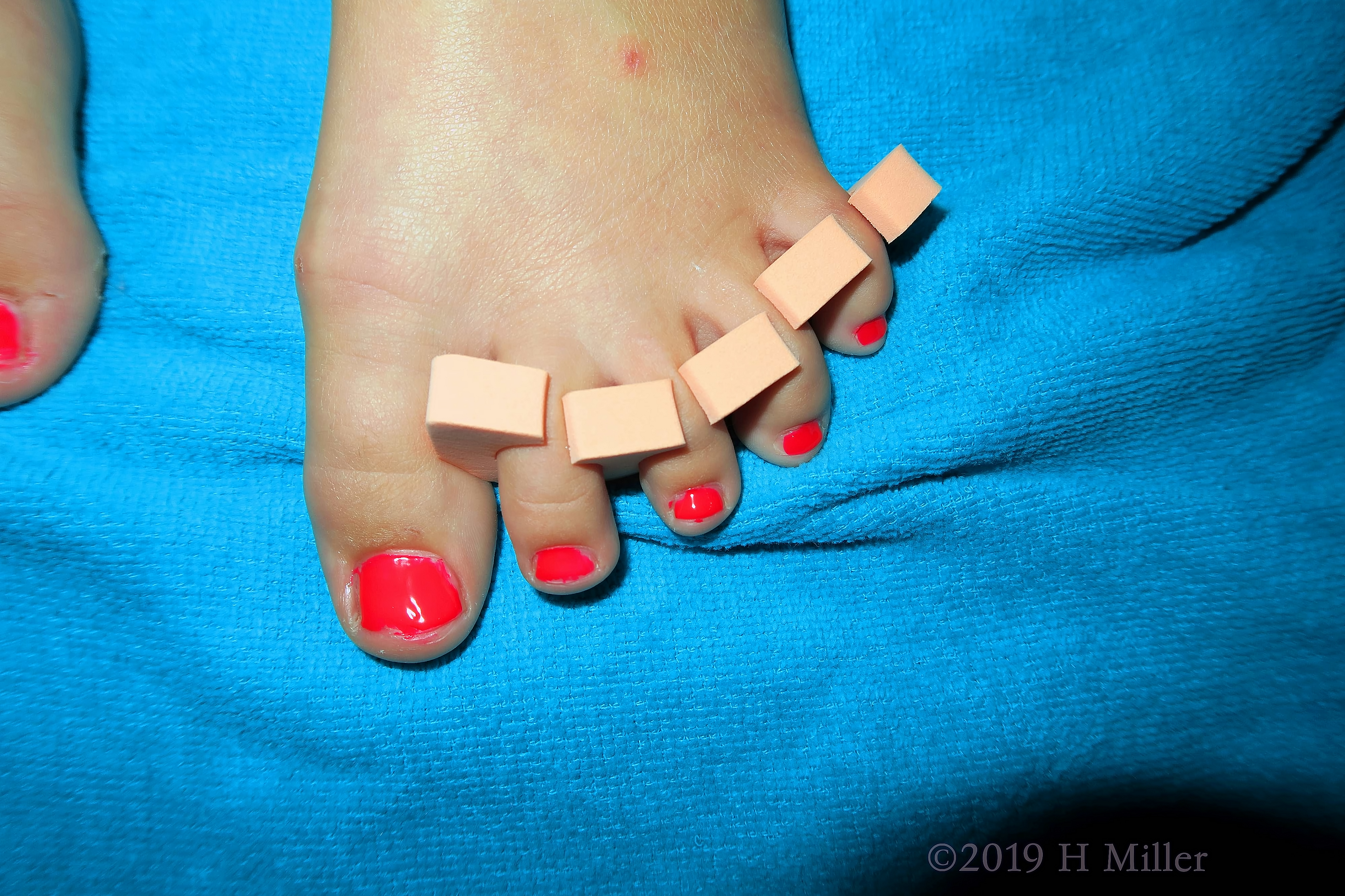 Rivoting In Red Polish! Kids Pedi At The Kids Spa Party! 4 Rivoting In Red Polish! Kids Pedi At The Kids Spa Party! 4