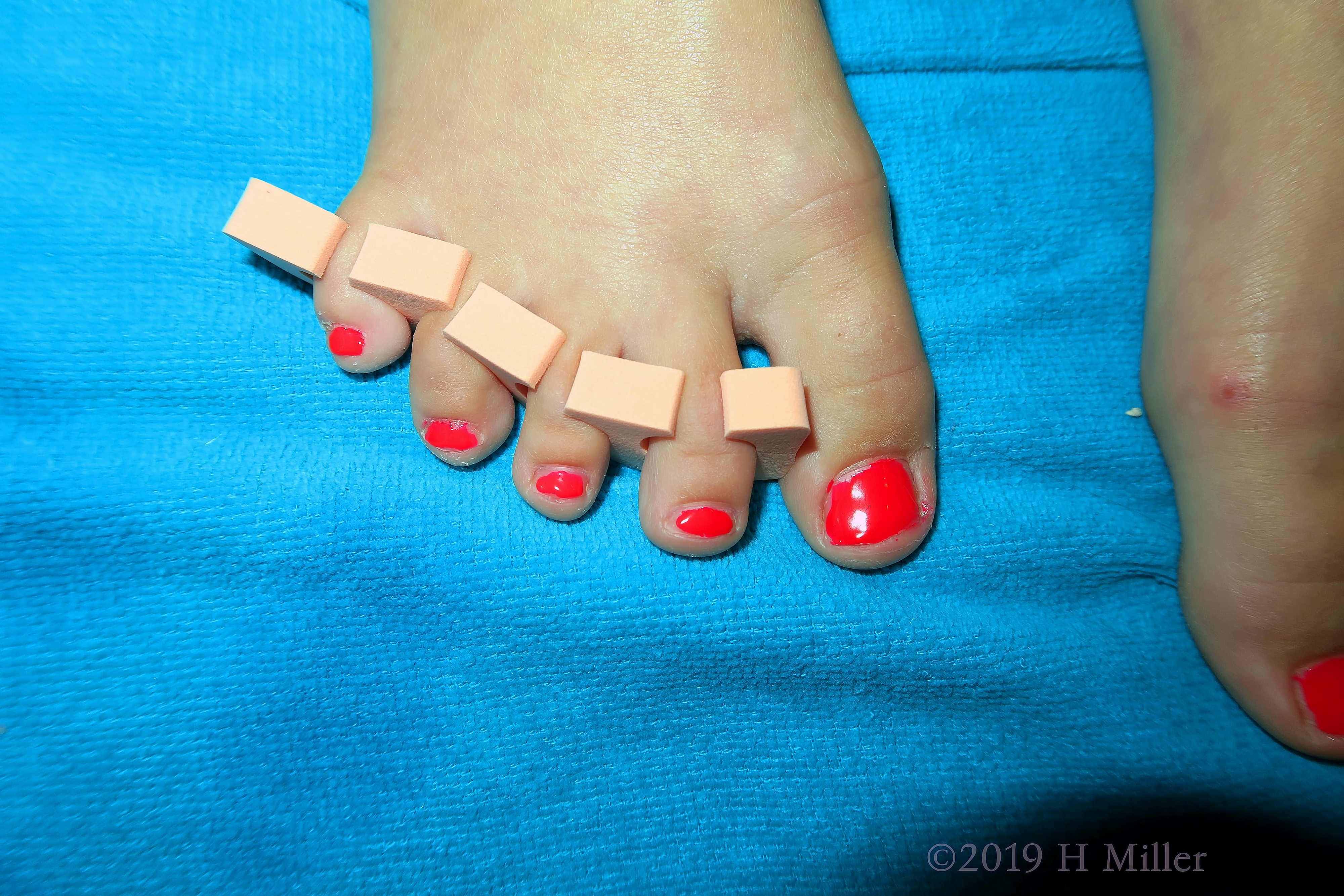 Ruling Red! Kids Pedi At The Kids Spa Party! 4