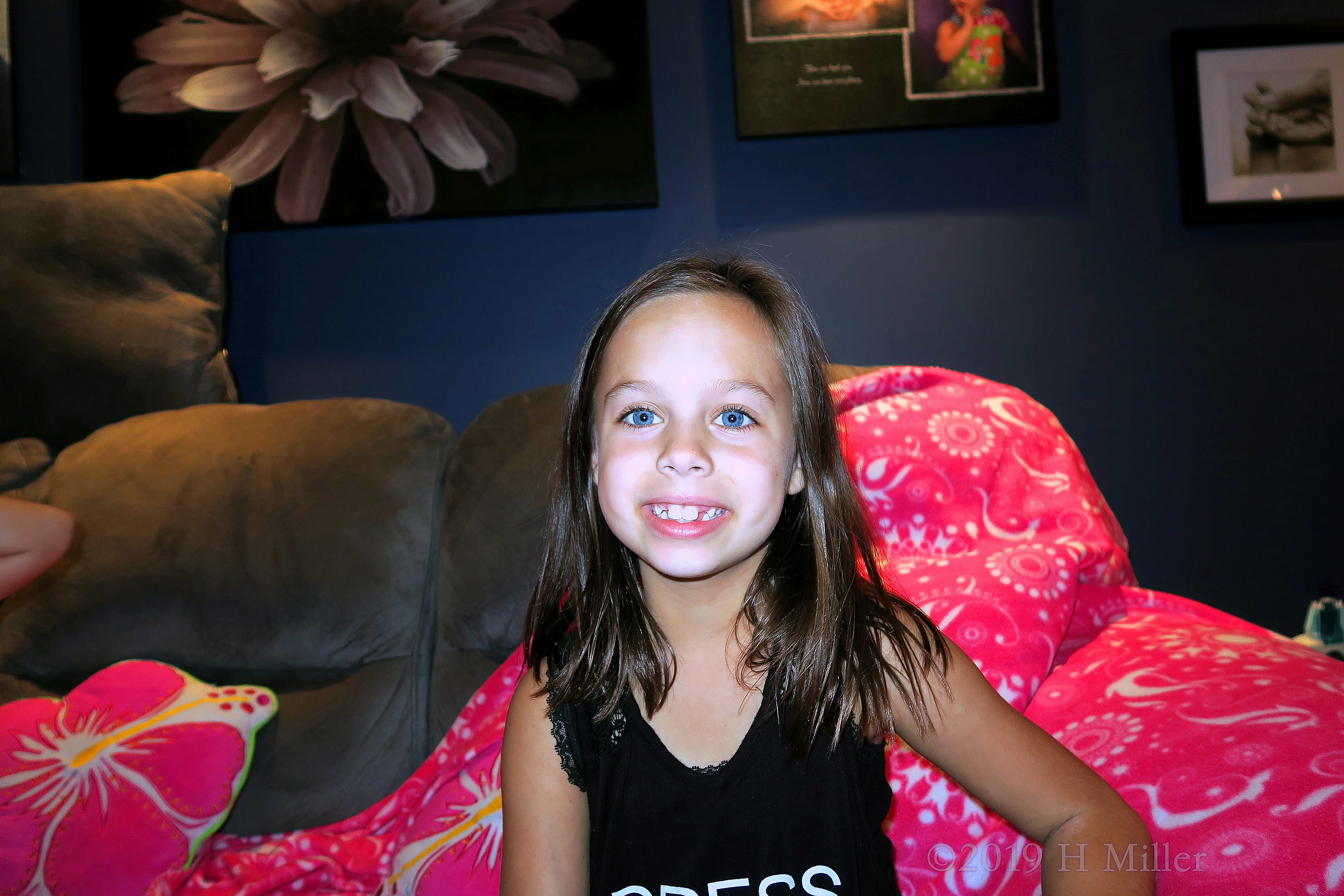 Shiny Eyed Spa Party Guest Smiling! Shiny Eyed Spa Party Guest Smiling!