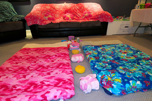 Majestic Mats! Kids Facials Setup For The Kids Spa Party
