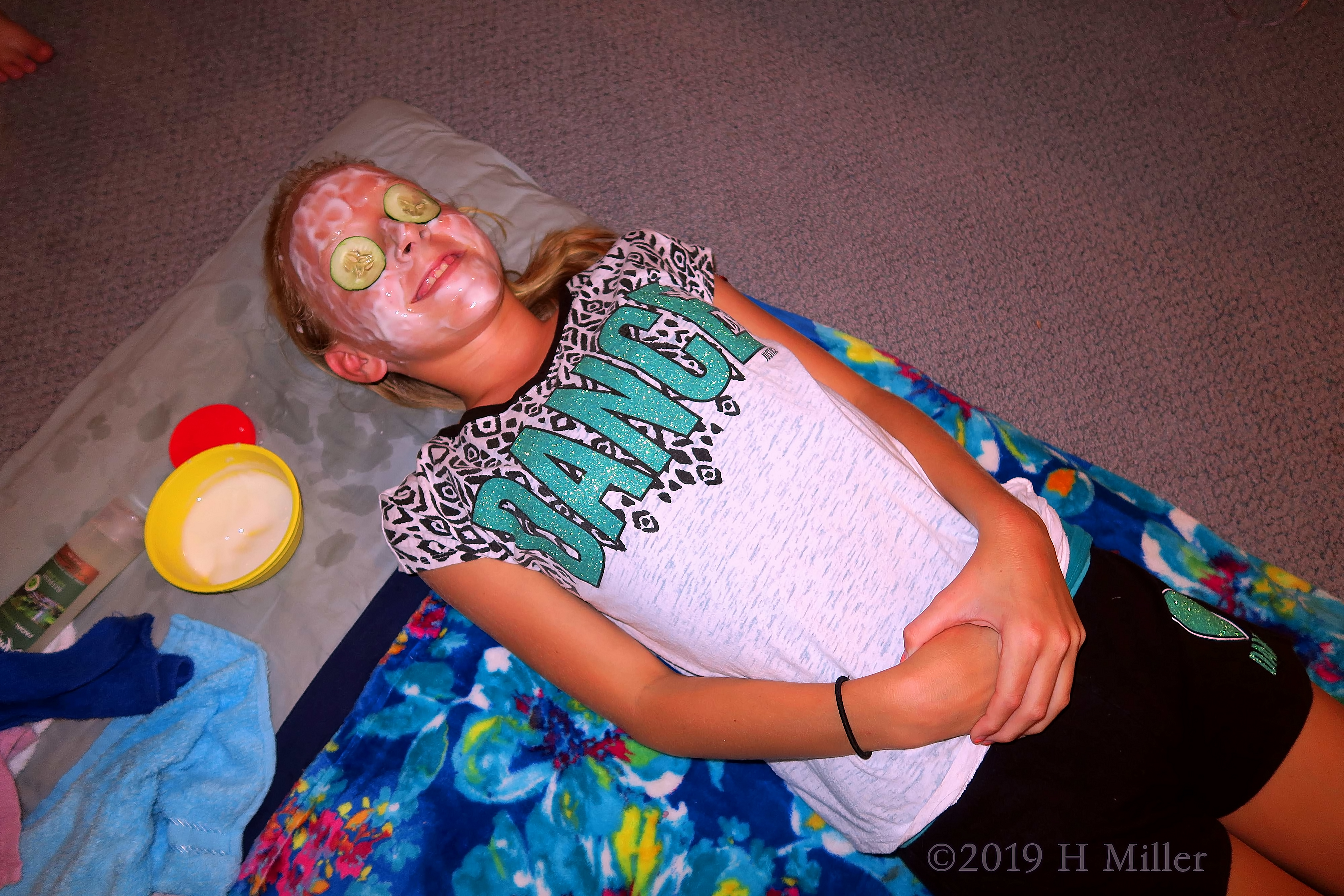 Can't Cool My Cucumbers! Kids Facials At The Kids Spa! 4