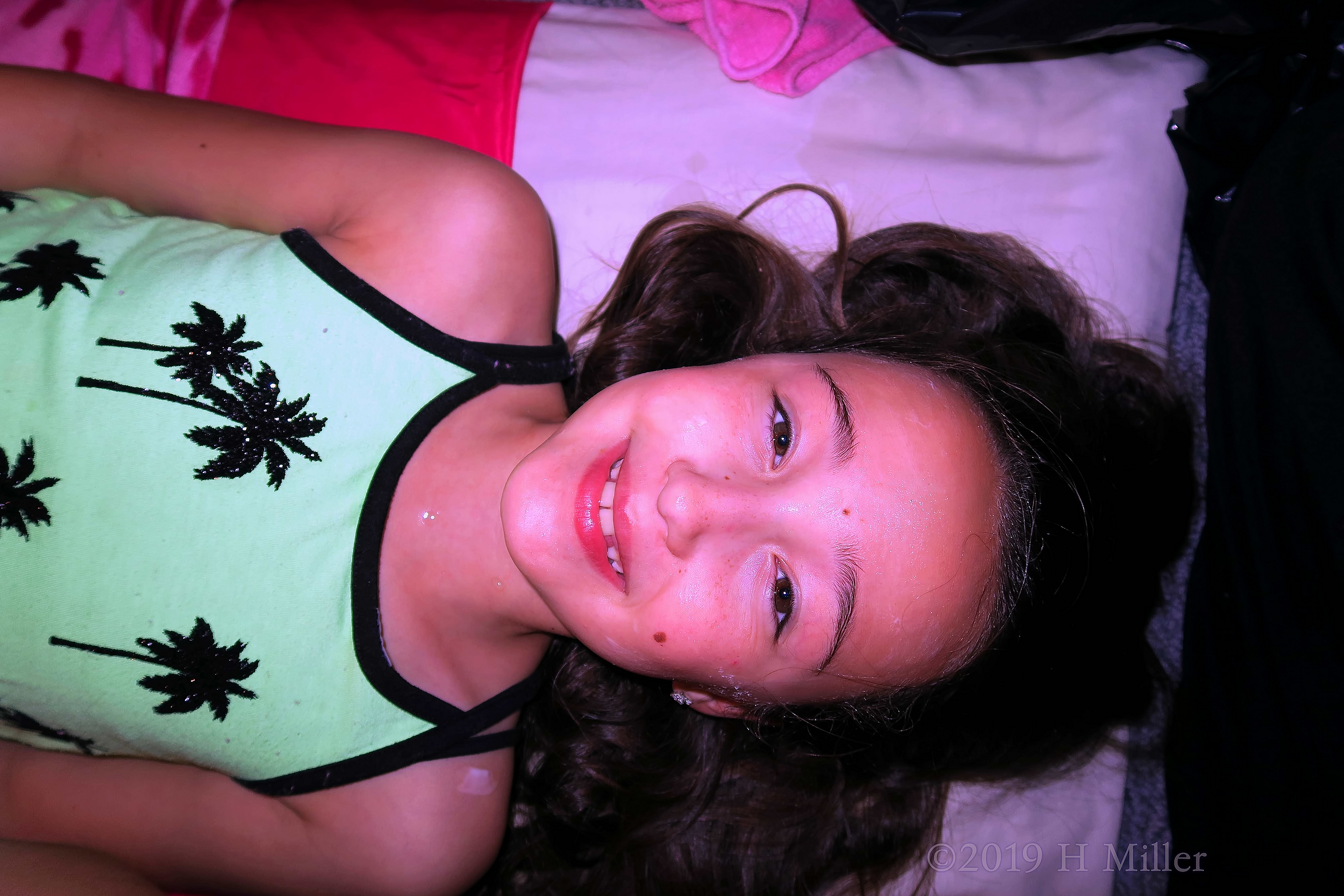 She Can't Wait To Relax With Her Kids Facial! 4 She Can't Wait To Relax With Her Kids Facial! 4