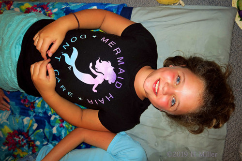 Before Her Kids Facial, She Is Relaxed And Ready! Before Her Kids Facial, She Is Relaxed And Ready!